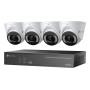 TP-Link KIT 4 VIDEOCAMERE VIGI NK4P-T4425-2T Turret 4MP Full-Color IPC e NVR 4 Canali PoE+ video surveillance kit Wired 4