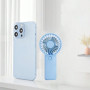 Mini Handheld Fan, Battery Operated, Portable for Summer and Outdoor Use (Batteries Not Included) - Grey