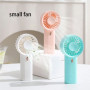 Mini ventilateur portatif à pile, portable pour l'été et pour l'extérieur (piles non incluses) - Gris
