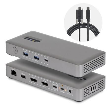 StarTech.com 208UE-USB4-DOCK laptop dock/port replicator Wired Gray
