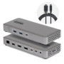 StarTech.com 208UE-USB4-DOCK laptop dock/port replicator Wired Gray
