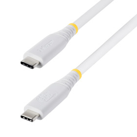 StarTech.com CC50CM40GUSB4TPW câble USB USB4 Gen 3x2 0,5 m USB C 40 Gbit/s 240 W Blanc