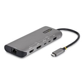 StarTech.com 174B-USB4-MULTIPORT laptop dock/port replicator Wired Gray