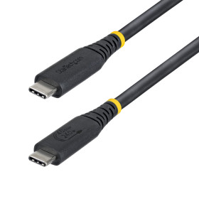 StarTech.com CC1M40GUSB4TP USB cable USB4 Gen 3x2 39.4" (1 m) USB C 40 Gbit/s 240 W Black