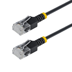 StarTech.com N6APATUTP34BKS50CM networking cable Black 19.7" (0.5 m) Cat6a U/UTP (UTP)
