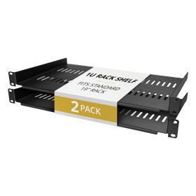 StarTech.com CABSHELFV1U-2PK rack accessory Rack shelf