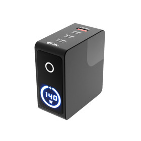 i-tec CHARGER-INTG140W mobile device charger Universal Black AC Fast charging Indoor