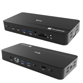 i-tec TB5TRIPLEDOCKM2PD laptop dock/port replicator Wired Thunderbolt 5 Black