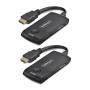StarTech.com 4KHDMI-WIRELESS-65FT extension audio/video Émetteur et émetteur-récepteur AV Noir