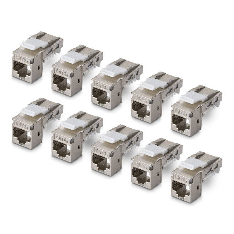 StarTech.com C6AKEYTLSTP9010PK keystone module