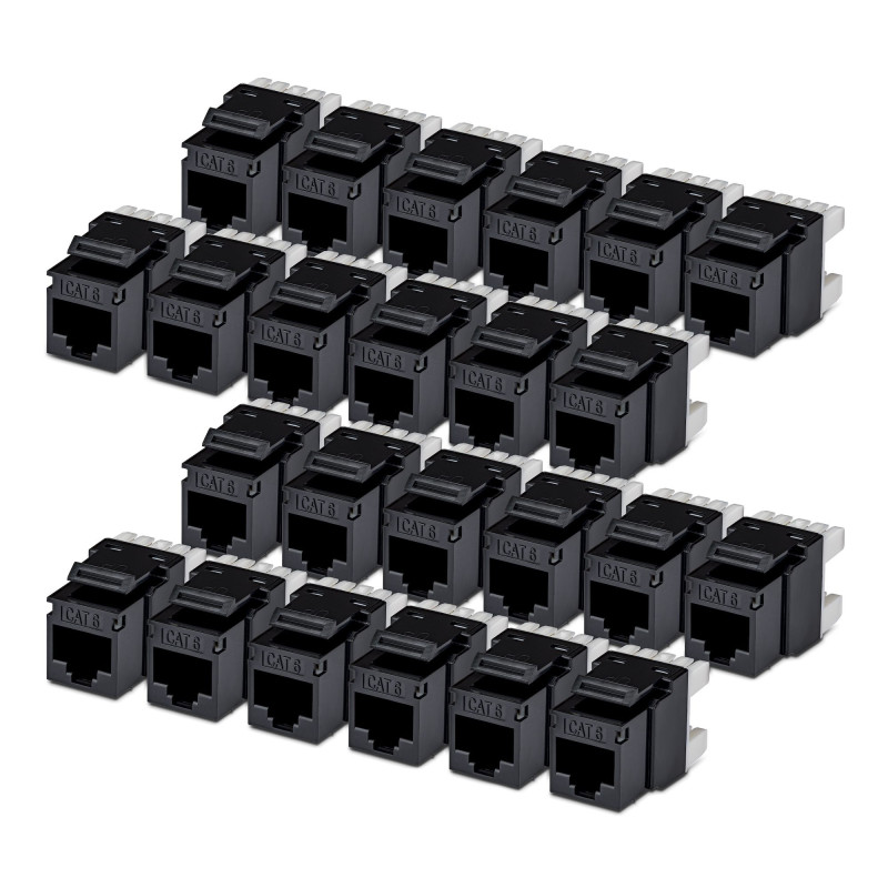StarTech.com C6KEY110180BK24PK keystone module