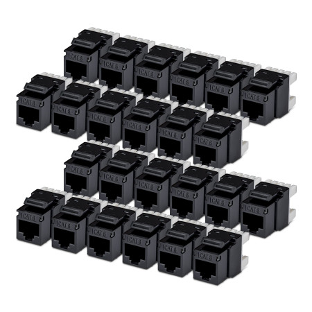 StarTech.com C6KEY110180BK24PK keystone module