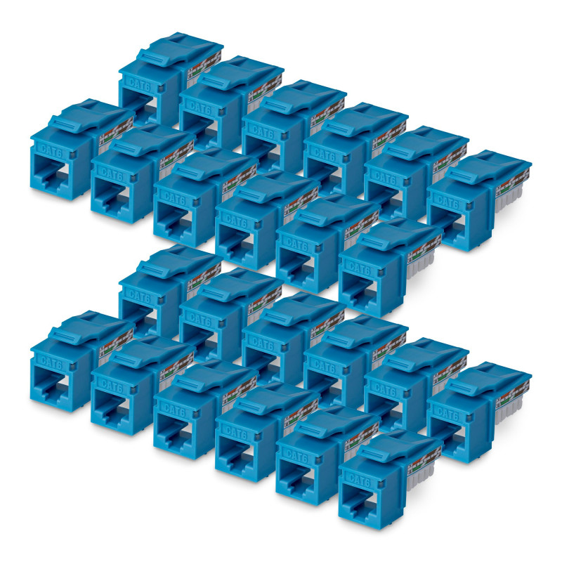 StarTech.com C6KEY110BL24PK keystone module