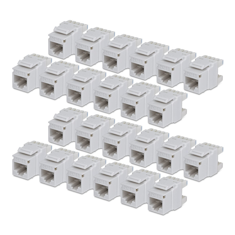StarTech.com C6KEY110180WH24PK keystone module