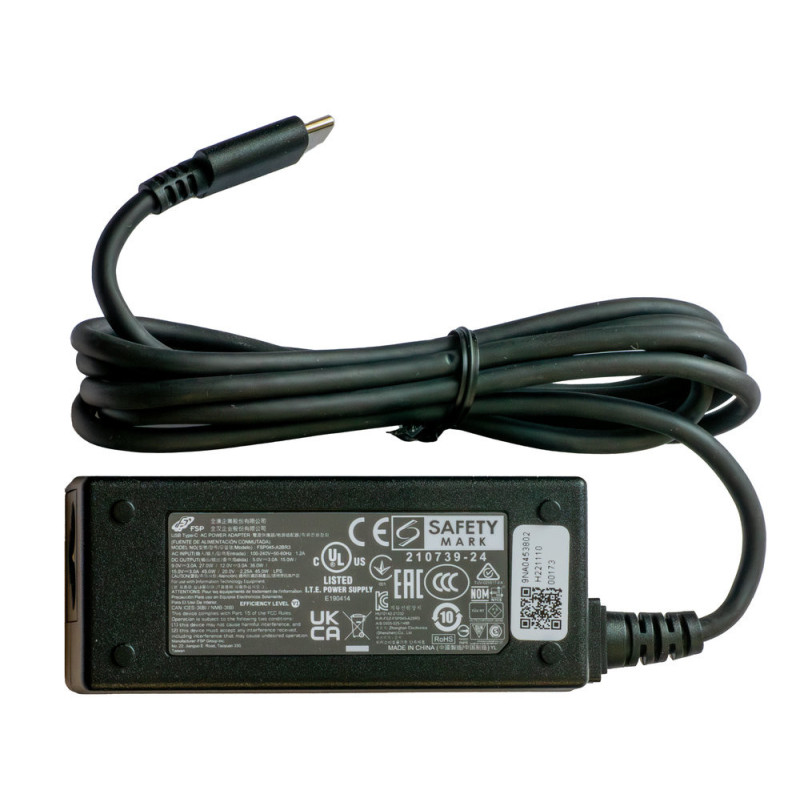 Zebra PWR-BGA15V45W-UC2-WW adaptateur de puissance & onduleur Intérieure 45 W Noir