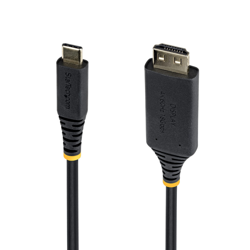 StarTech.com 2M-USBC-HDMI-4K60-G video cable adapter 78.7" (2 m) USB Type-C HDMI Type A (Standard) Black