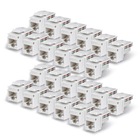 StarTech.com C6KEY110WHE24PK keystone module