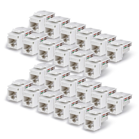 StarTech.com C6KEY110WHE24PK keystone module