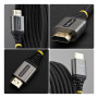 StarTech.com HDMI2-FLEX-4K60-3M câble HDMI HDMI Type A (Standard) Noir, Argent