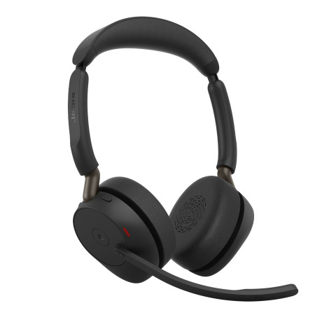 Jabra Evolve3 65 Headset Wireless Head-band Office/Call center USB Type-A Bluetooth Black
