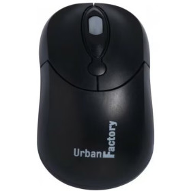 Souris Urban Factory Crazy - USB - Noir - Câble - 800 dpi