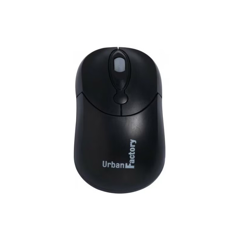 Souris Urban Factory Crazy - USB - Noir - Câble - 800 dpi