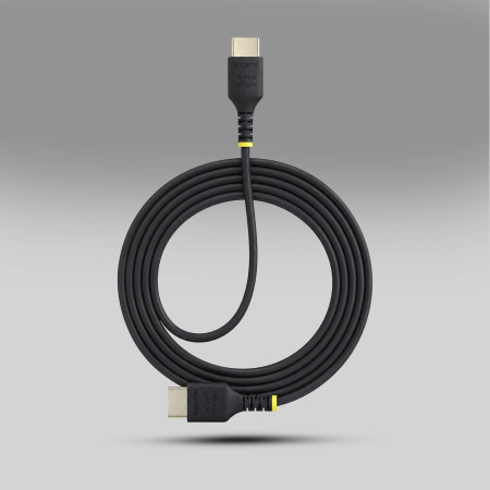StarTech.com HDMI21-CBL-SLIM-1M HDMI cable 39.4" (1 m) HDMI Type A (Standard) Black