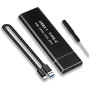 Abauoat Boîtier M.2 SSD NVME,USB Adaptateur Externe USB3.1 Gen2