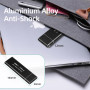 Abauoat Boîtier M.2 SSD NVME,USB Adaptateur Externe USB3.1 Gen2