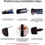 Abauoat Boîtier M.2 SSD NVME,USB Adaptateur Externe USB3.1 Gen2