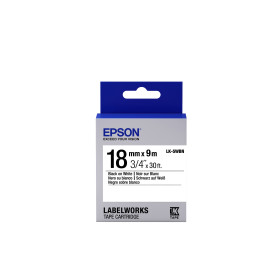 Epson LK-5WBN label-making tape Black on white