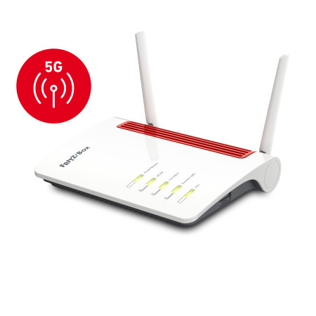 Box FRITZ! 6850 5G wireless router Gigabit Ethernet Dual-band (2.4 GHz / 5 GHz) White
