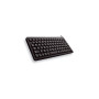 CHERRY G84-4100 COMPACT KEYBOARD Clavier filaire miniature, USB/PS2, noir, AZERTY - FR