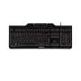 CHERRY KC 1000 SC Clavier filaire lecteur cartes à puce, noir, USB, AZERTY - FR
