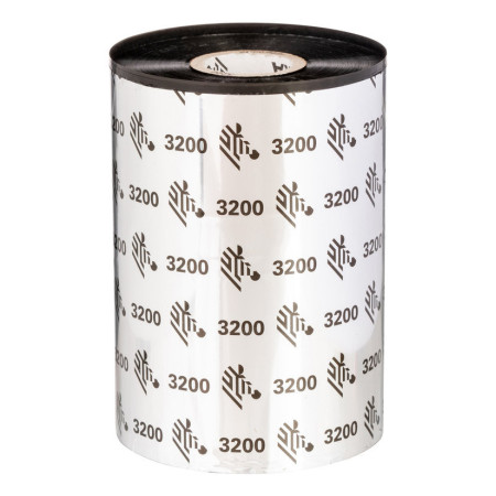 Zebra 3200 Wax/Resin ruban thermique 450 m Noir