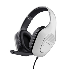 Trust GXT 415W Zirox Casque Avec fil Arceau Gaming Blanc