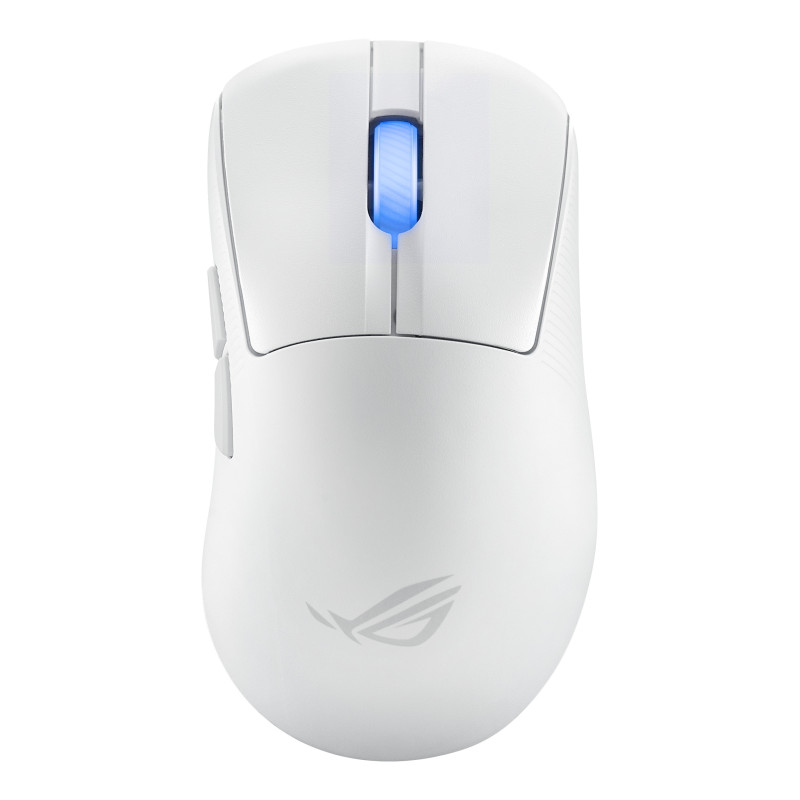 ASUS ROG Keris II Ace Wireless AimPoint White mouse Gaming Right-hand RF Wireless + Bluetooth + USB Type-A Optical 42000 DPI