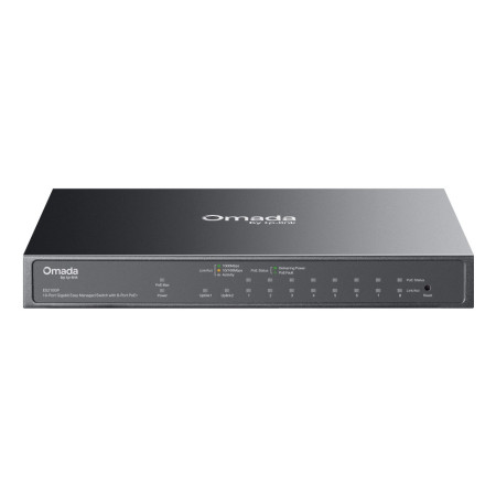 TP-Link Omada ES210GP commutateur réseau Géré L2 Gigabit Ethernet (10/100/1000) Connexion Ethernet, supportant l'alimentation