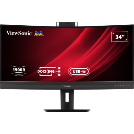 Viewsonic VG3457CV écran plat de PC 86,4 cm (34") 3440 x 1440 pixels UltraWide Quad HD LED Noir