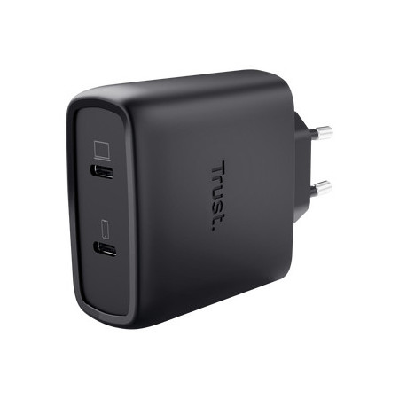 Trust Maxo Chargeur GaN USB-C 65W à 2 ports