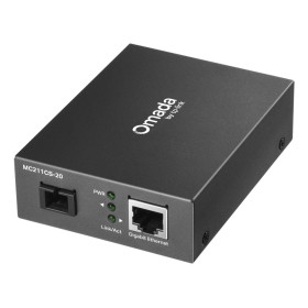 TP-Link Omada MC211CS-20 convertisseur de support réseau 1000 Mbit/s 1310 nm Monomode Noir