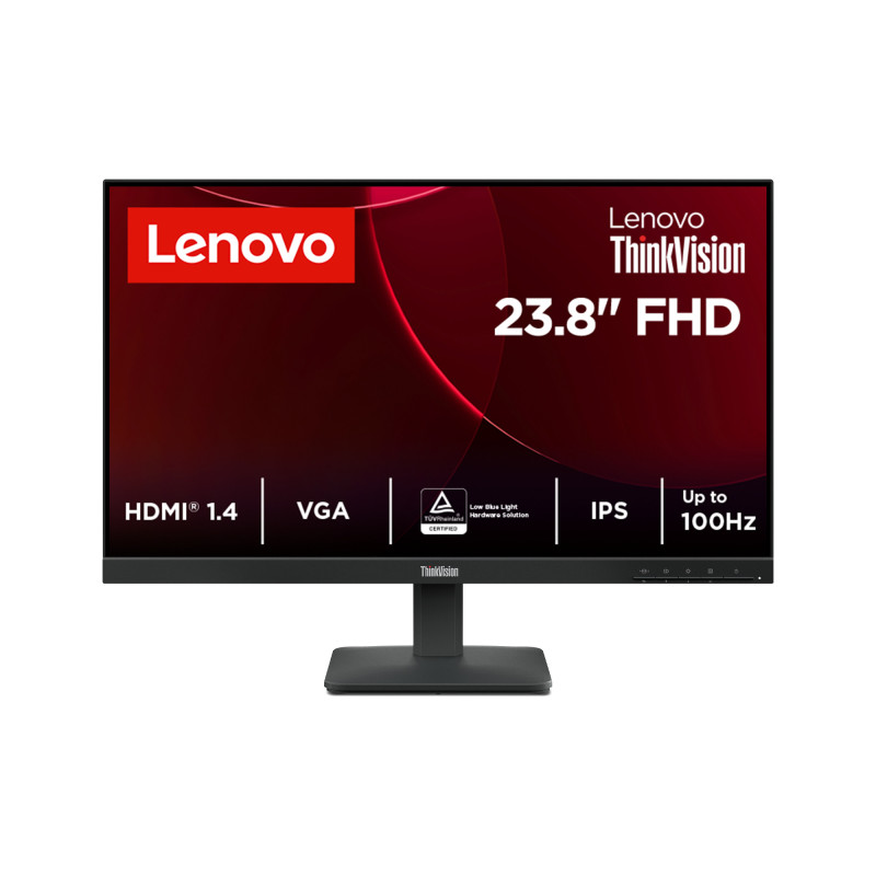 Lenovo ThinkVision S24-4e computer monitor 23.8" 1920 x 1080 pixels Full HD LED Black