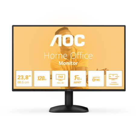 AOC 24B31H computer monitor 23.8" 1920 x 1080 pixels Full HD Black