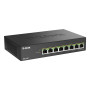 D-Link DMS-108P/E commutateur réseau Non-géré 2.5G Ethernet (100/1000/2500) Connexion Ethernet, supportant l'alimentation via