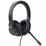 Trust Ayda Max USB Casque Avec fil Arceau Bureau/Centre d'appels USB Type-C / USB Type-A Noir