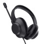 Trust Ayda Max USB Casque Avec fil Arceau Bureau/Centre d'appels USB Type-C / USB Type-A Noir