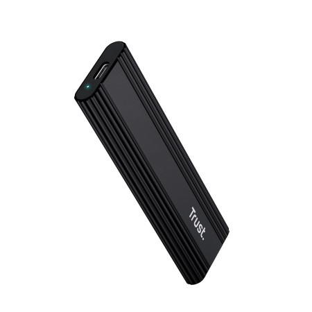 Trust 25806 Boîtier de disques de stockage Enceinte ssd Noir