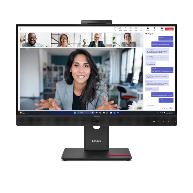 Lenovo ThinkVision T24-4v computer monitor 23.8" 1920 x 1080 pixels Full HD LCD Black