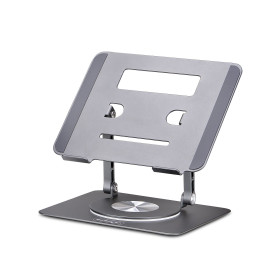 StarTech.com Support Rotatif pour PC Portable, Base Pivotante à 360, Support Rotatif pour Bureau, Hauteur et Inclinaison