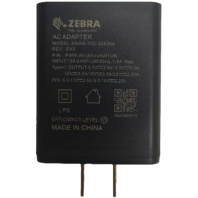 Zebra PWR-WUA5V45W1US Battery charger